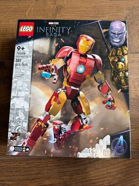 LEGO 76206 Iron Man Buildable Figure - Red, Gold & Blue Accents New